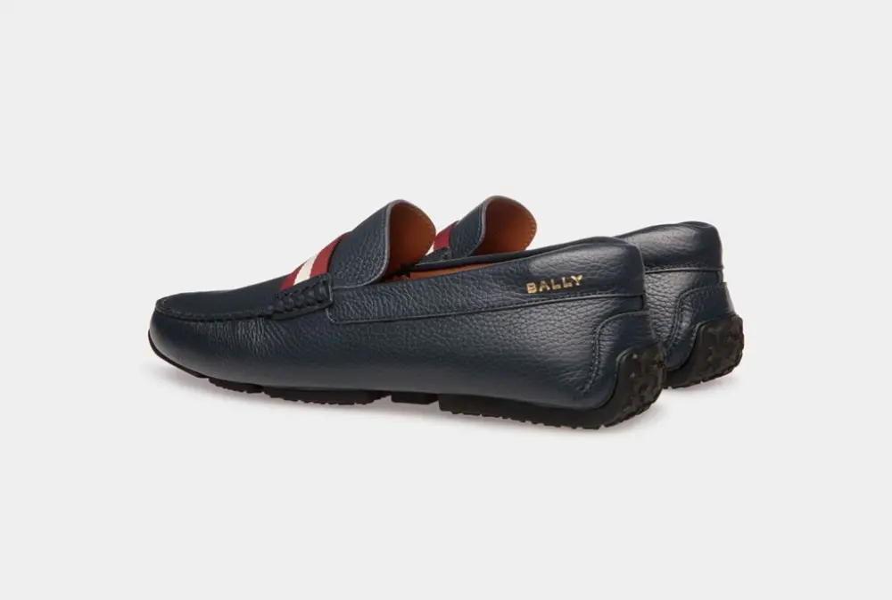 Giày Bally Pilot Driver 'Navy' 6307100 - Ảnh 3