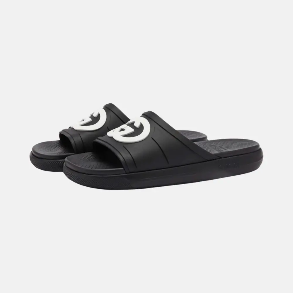 Dép Gucci Interlocking G Slide Sandal ‘Black’ 780296-J8700-1014 - Ảnh 3