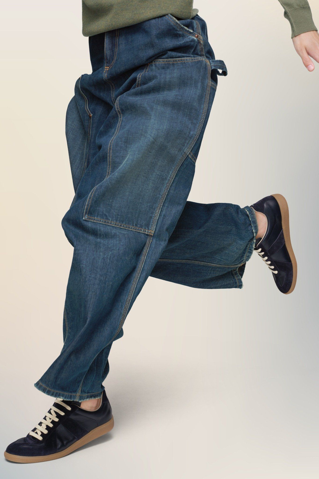 Alternative view of Giày Maison Margiela Replica Sneakers 'Navy' S57WS0236P1895T606S