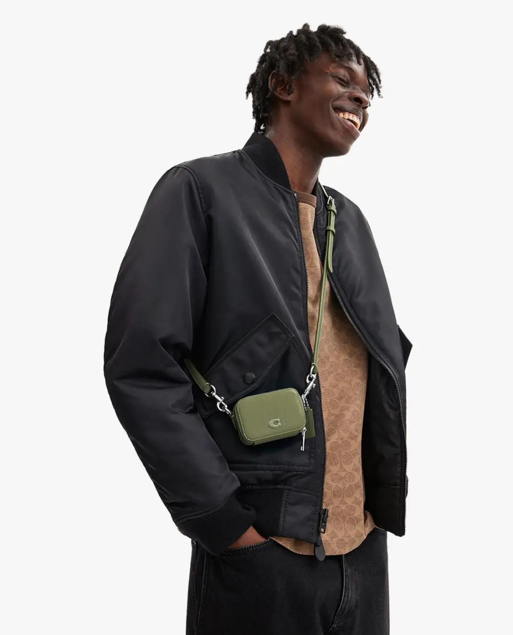 Alternative view of Túi Coach Crossbody Bag 'Green' CP271-MOS