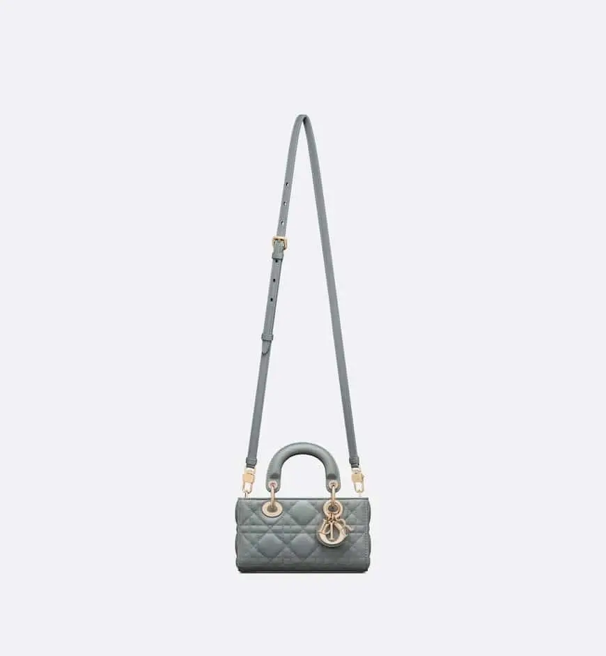 Túi Nữ Dior Lady D-Joy Micro Bag 'Cloud Blue' S0910ONGE-M81B - Ảnh 6