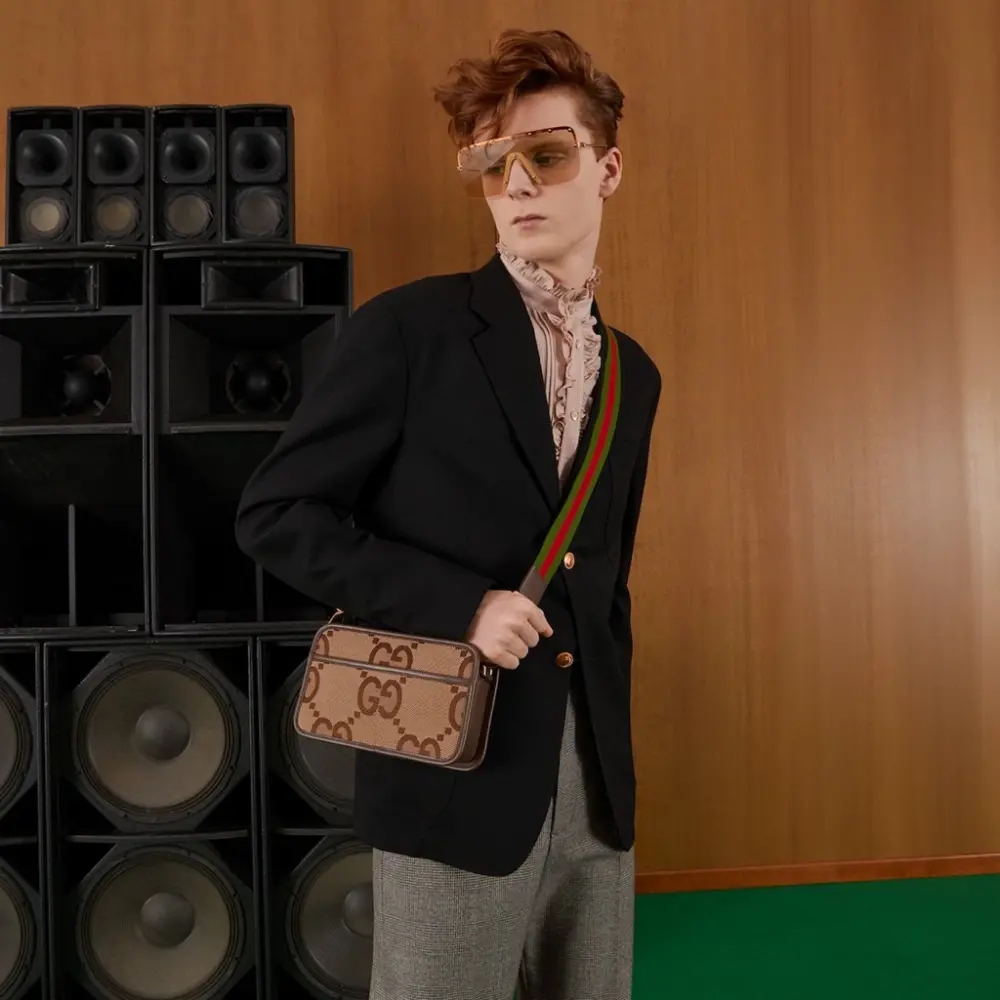 Túi Gucci Jumbo GG Mini Bag 'Camel Ebony' 696075-UKMDG-2570 - Ảnh 3