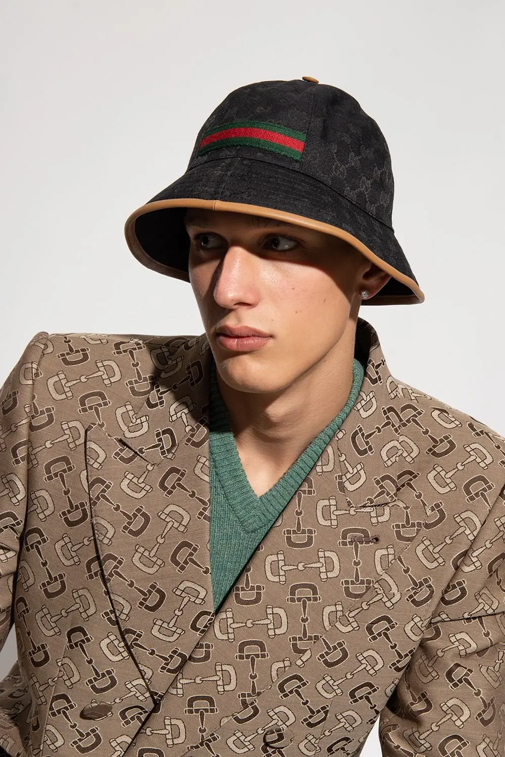 Mũ Gucci Sport Bucket ‘Black’ 722377-4HAT8-1065 - Ảnh 4