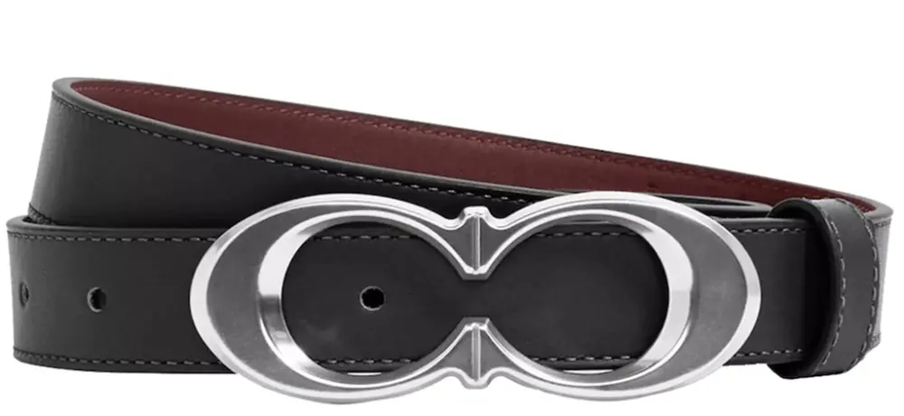 Thắt Lưng Coach Signature Buckle Belt 'Black' C1725-SVO2D