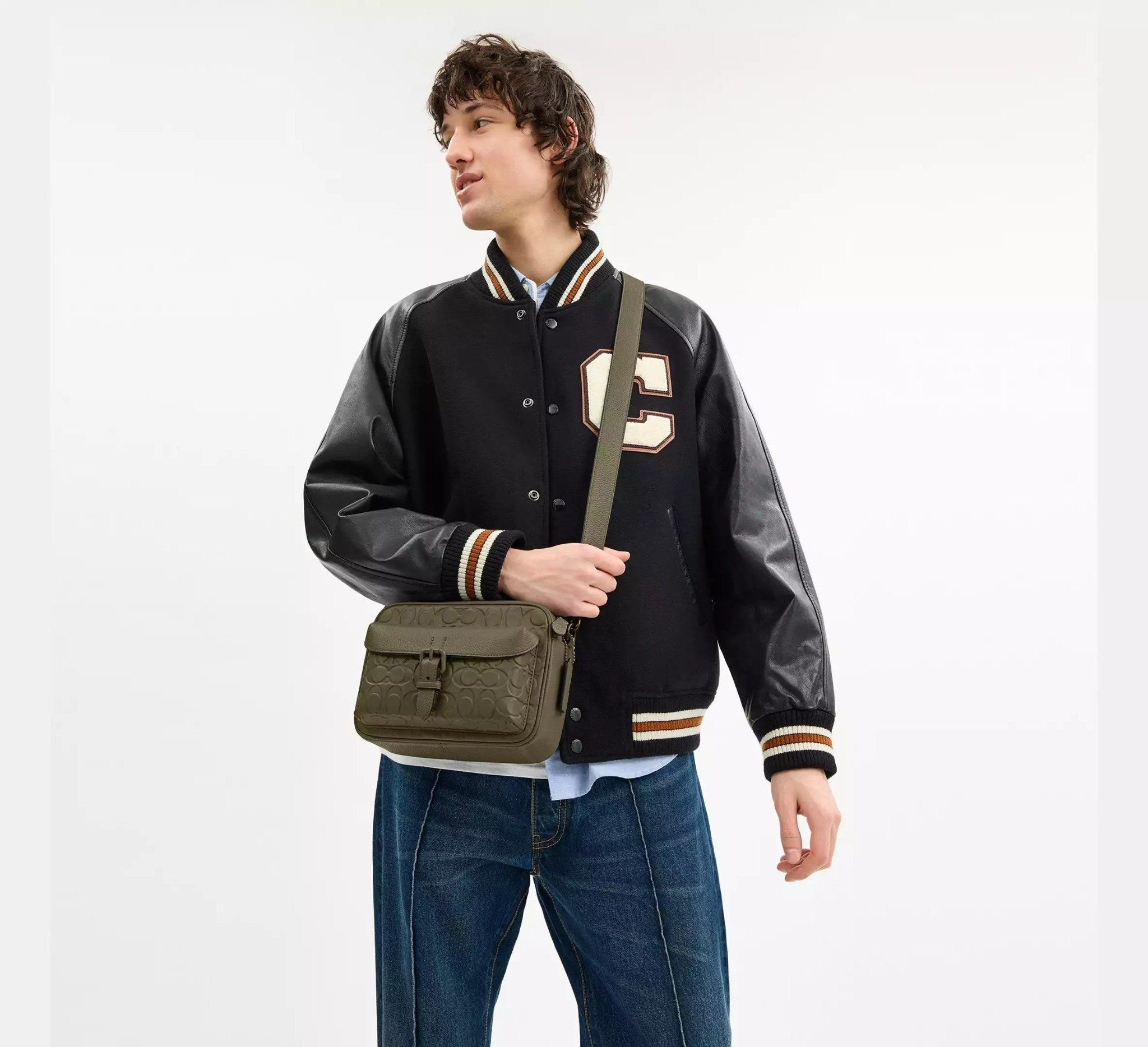 Túi Coach Warner Crossbody Bag ‘Olive Drab’ CAJ83-1JRM3 - Ảnh 4