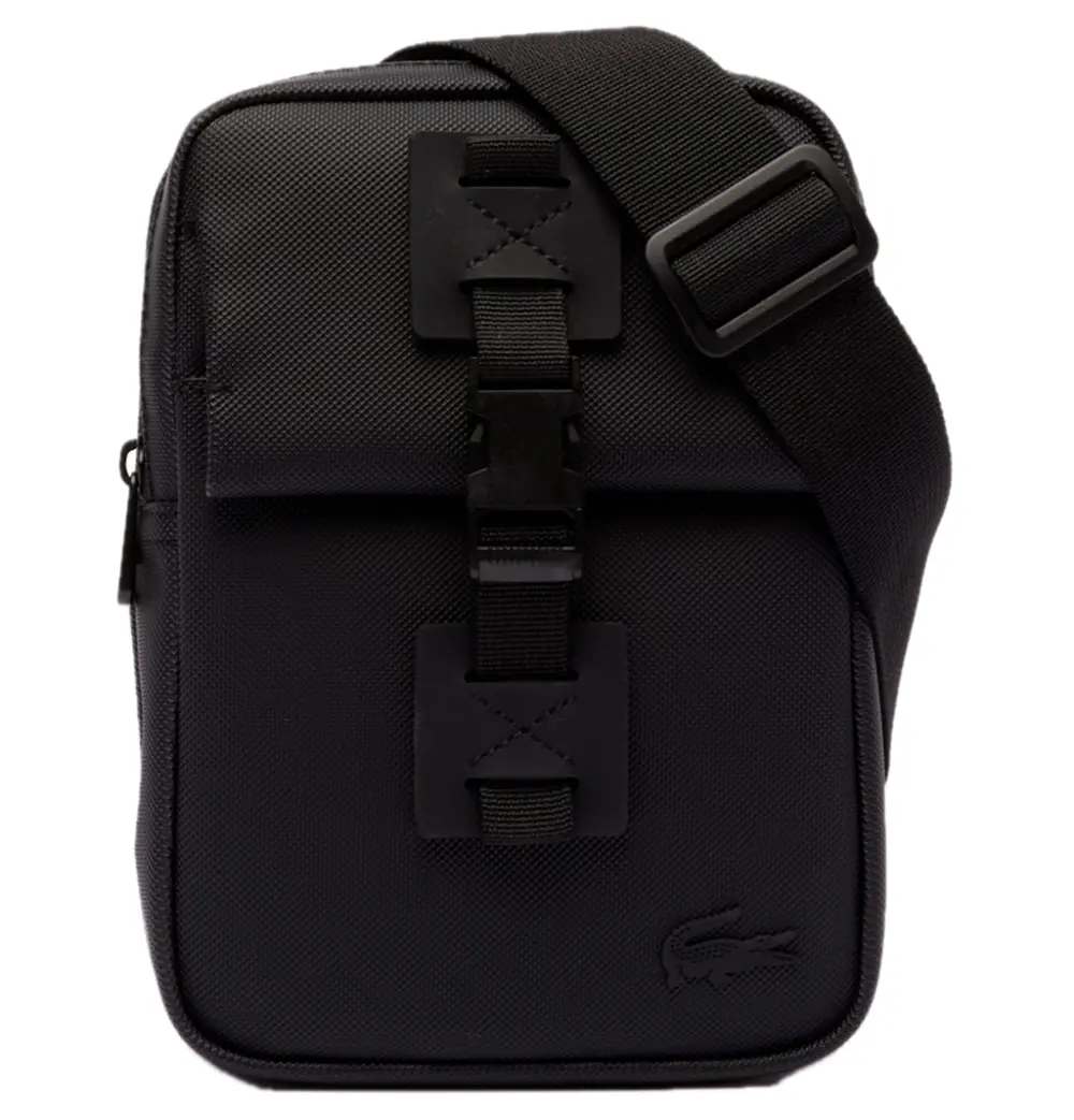 Túi Lacoste Naos Petit Piqué Satchel 'Black' NH4470OO-000