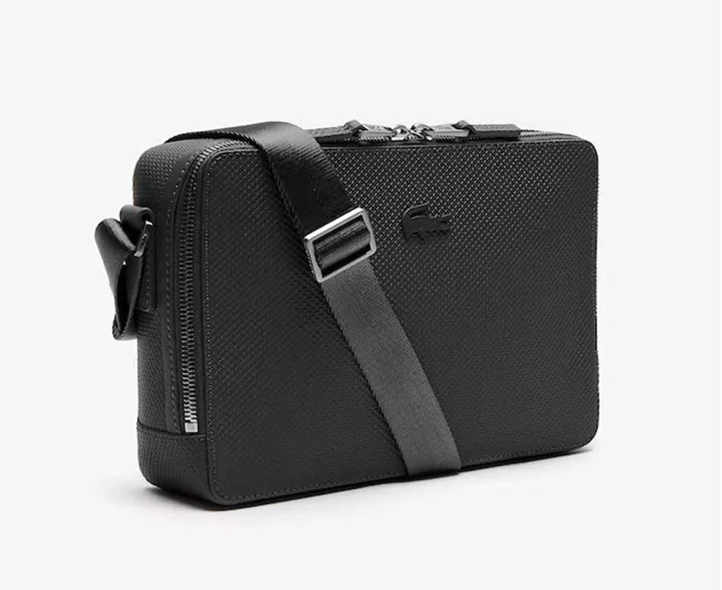 Túi Lacoste Zippered Crossbody Bag 'Black' NH3270CE-000 - Ảnh 3