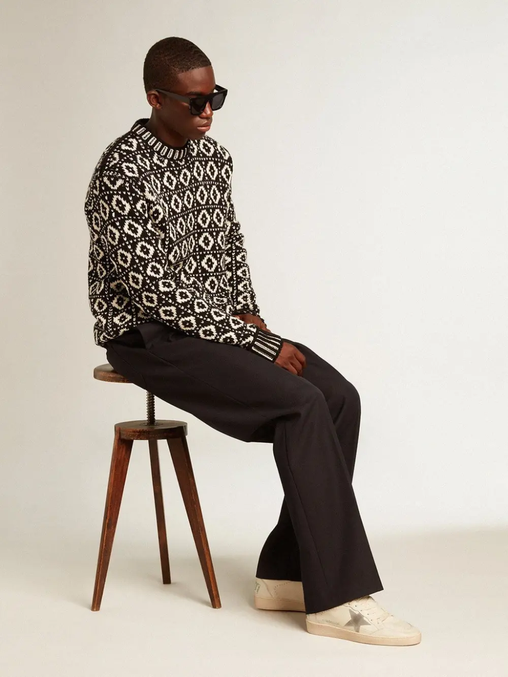 Alternative view of Giày Golden Goose Ball Star 'Off-White' GMF00117-F005179-11663