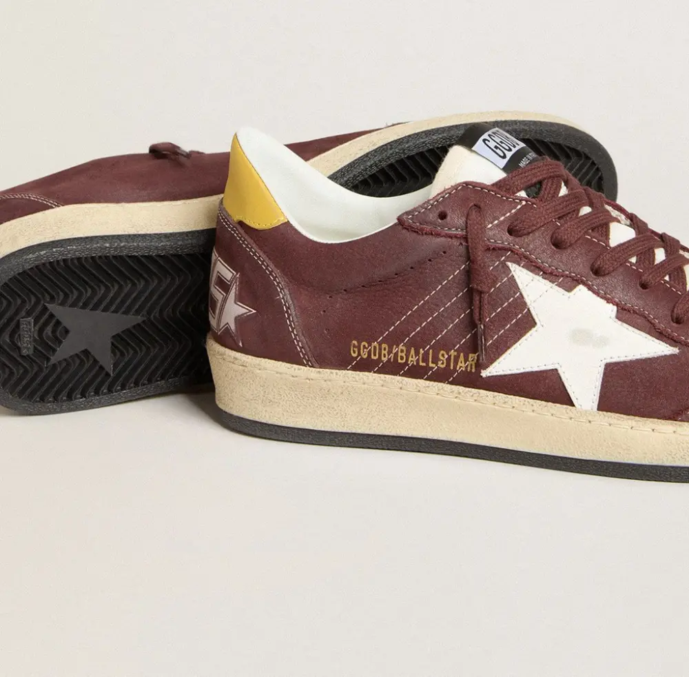 Giày Golden Goose Ball Star 'Chocolate' GWF00117-F007205-55657 - Ảnh 3