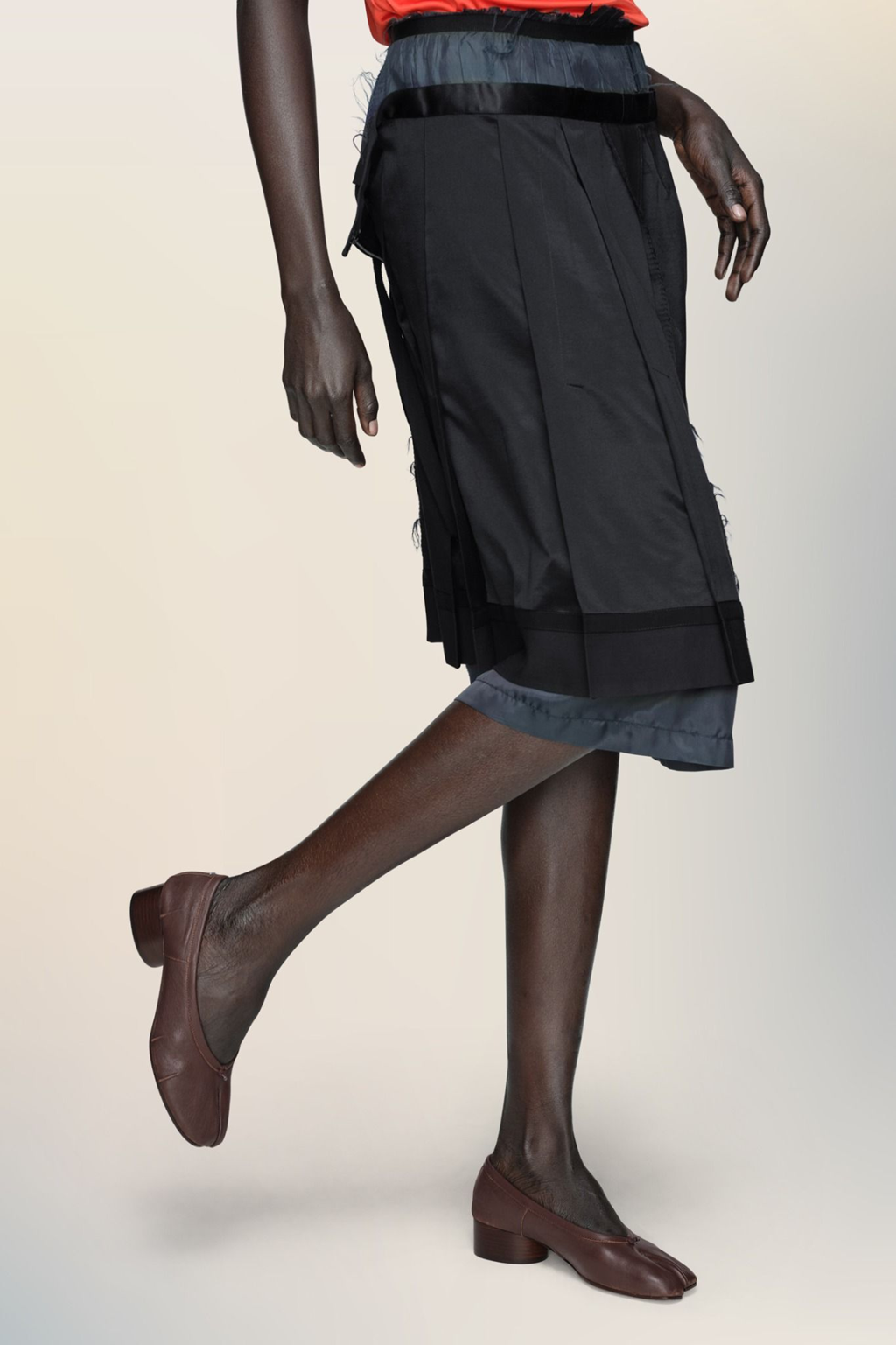 Alternative view of Giày Maison Margiela Tabi Ballerina 'Brown' S58WZ0128P6378T2358