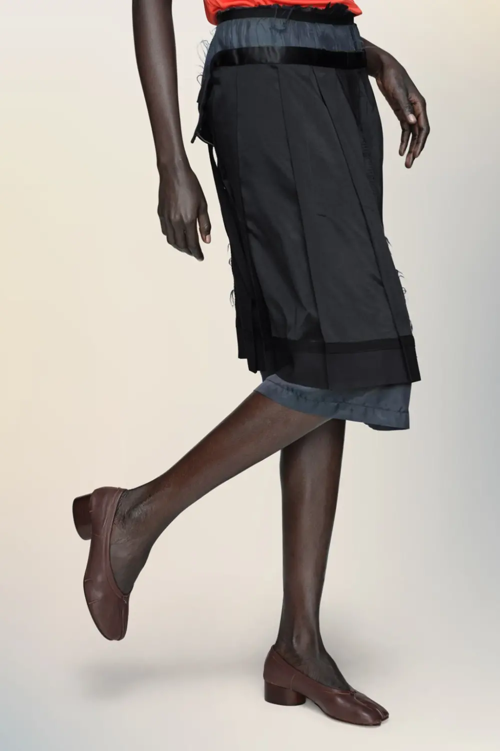 Alternative view of Giày Maison Margiela Tabi Ballerina 'Brown' S58WZ0128P6378T2358
