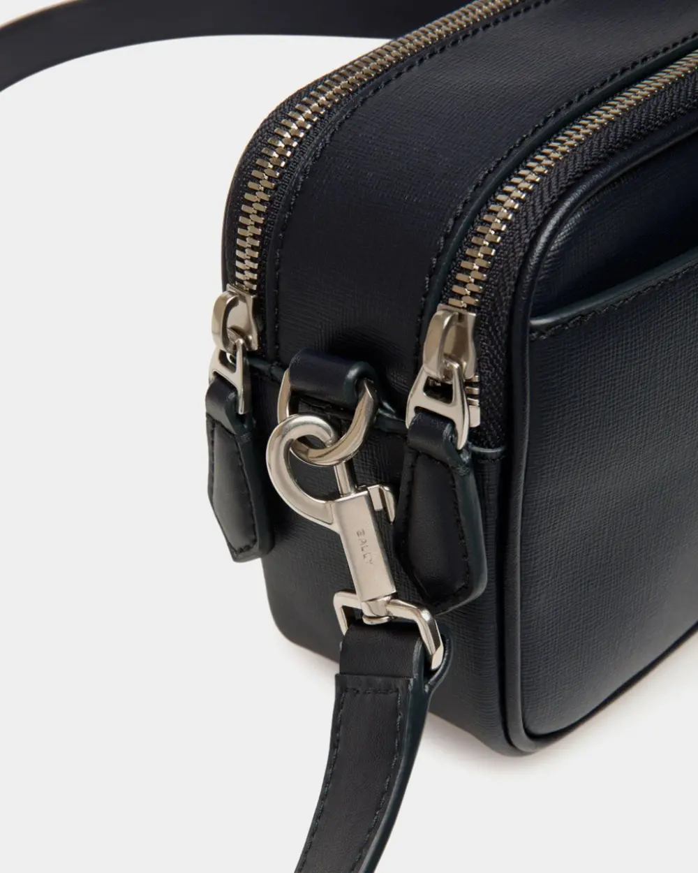 Túi Bally Mythos Crossbody Bag In Recycled Leather 'Navy' 6310496 - Ảnh 4