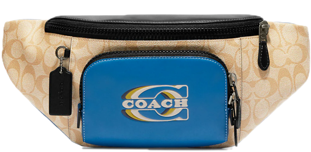 Túi Coach Track Belt Colorblock Signature 'Light Khaki' CH587-QBVFG