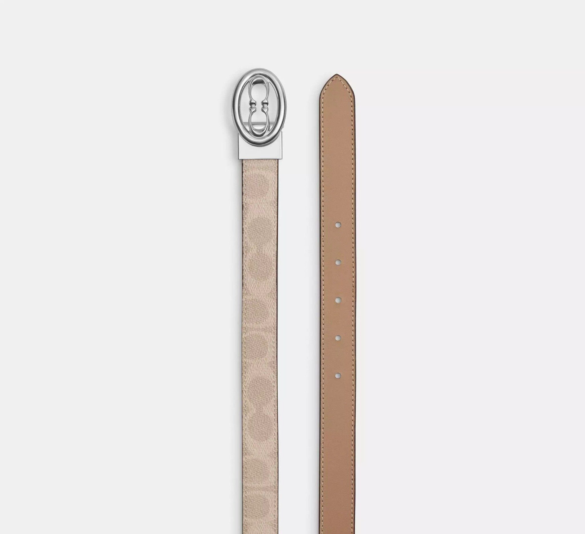 Alternative view of Thắt Lưng Coach Leather Belts ‘Beige’ CZ196-SVPWH