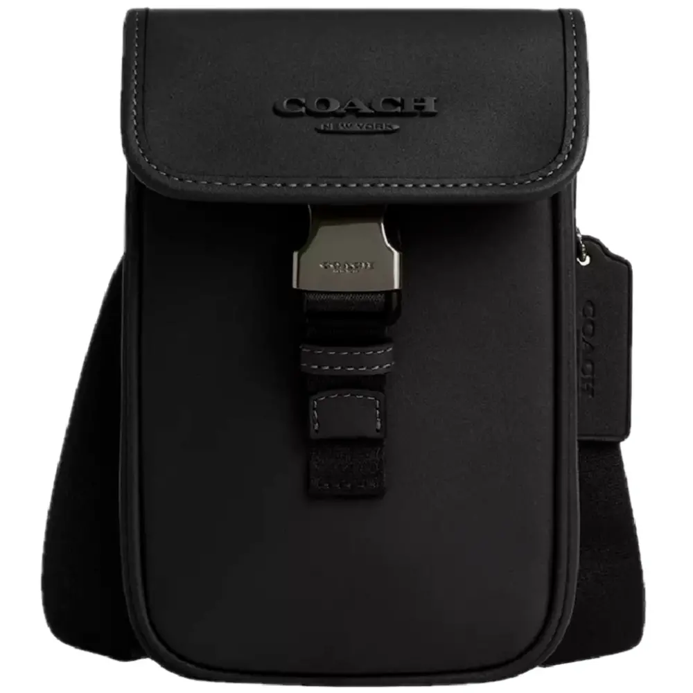 Túi Coach Racer Phone Crossbody Bag ‘Black’ CT886-QBBK