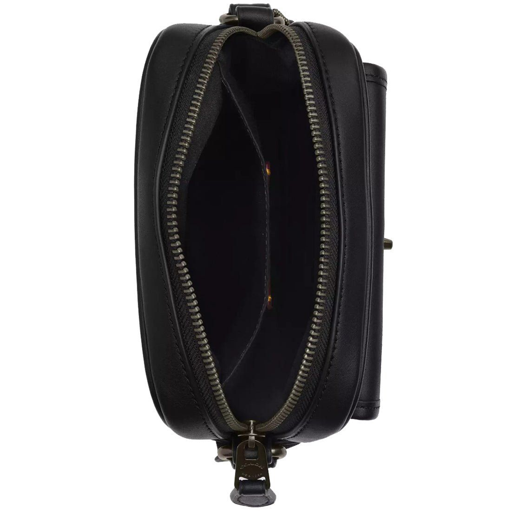 Túi Coach Turnlock Crossbody Bag 'Black' CAJ30-QBMI5 - Ảnh 4