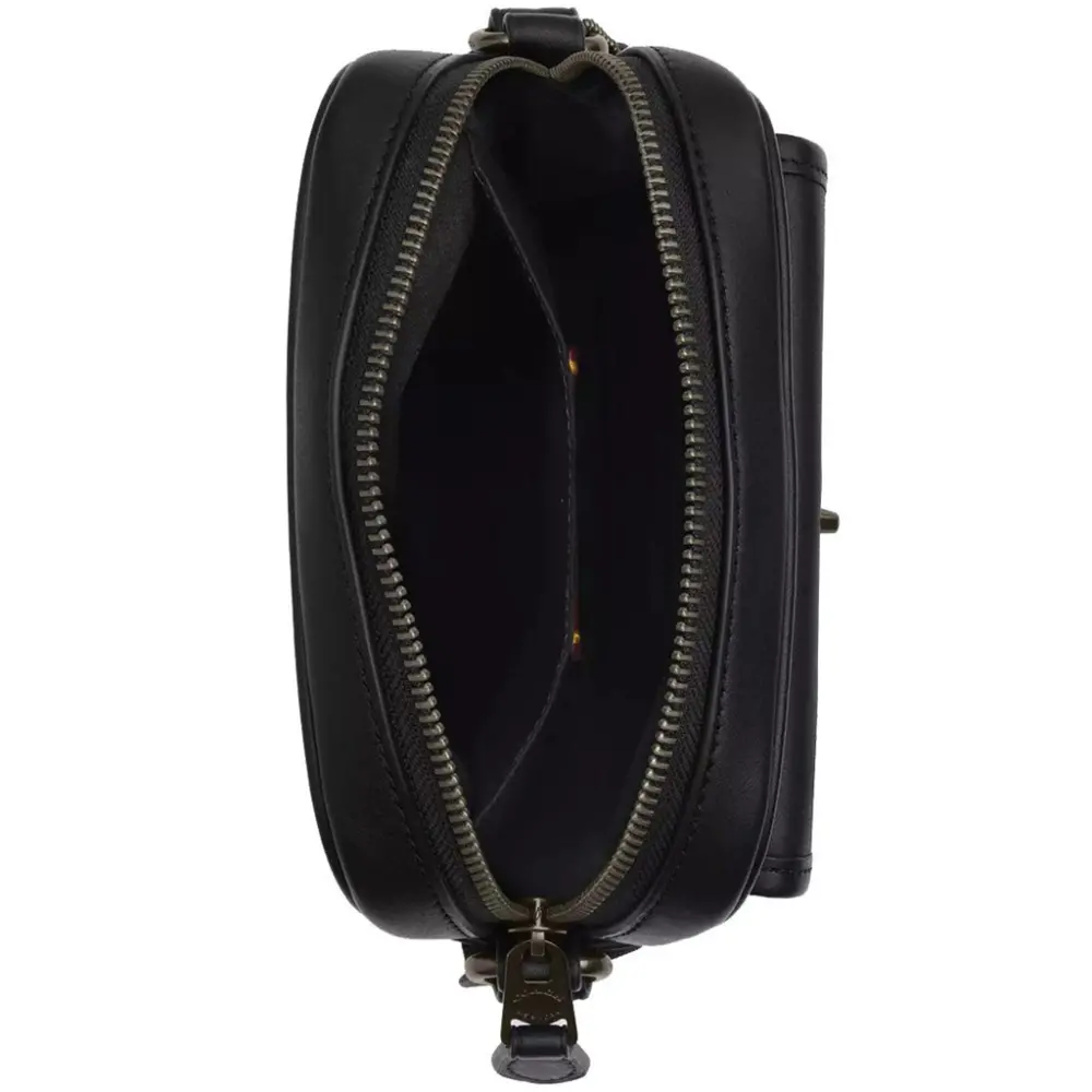 Túi Coach Turnlock Crossbody Bag 'Black' CAJ30-QBMI5 - Ảnh 4