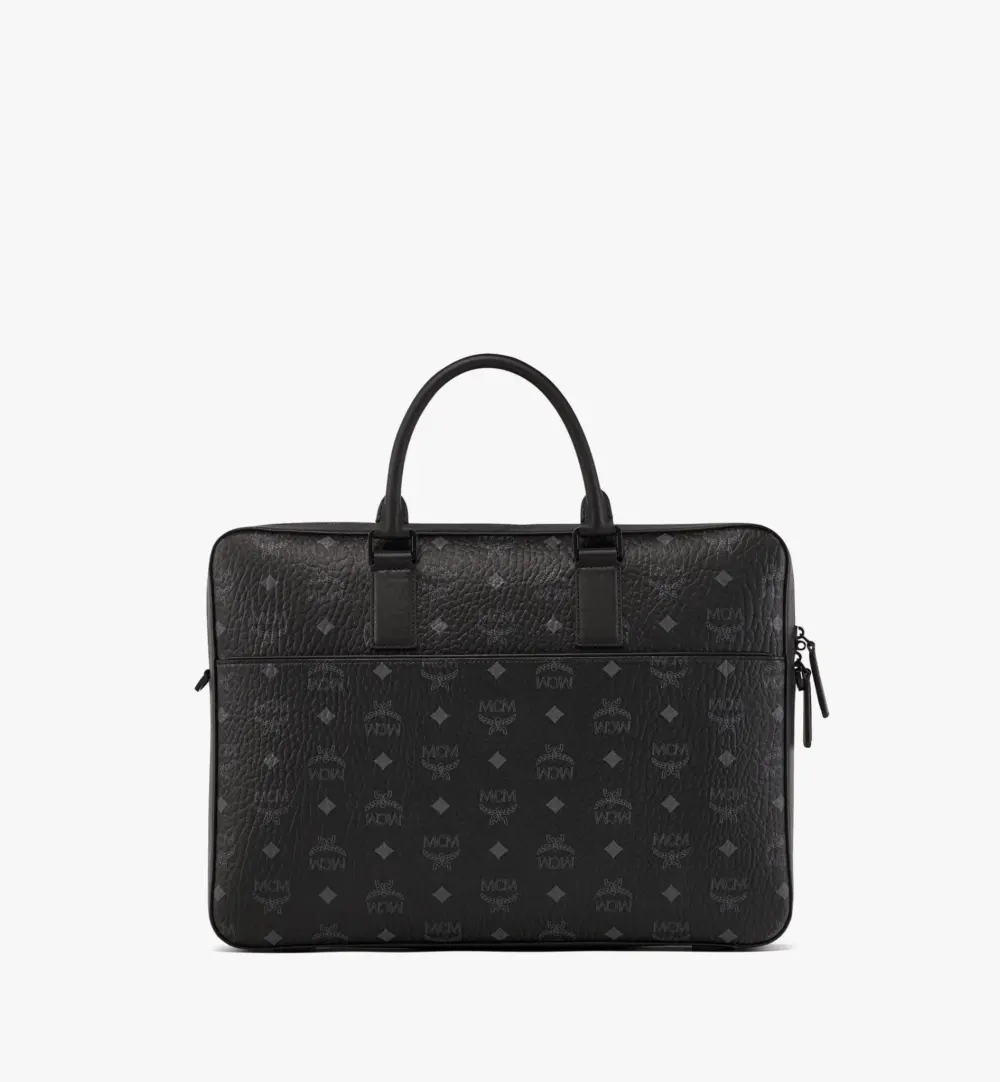 Túi MCM Klassik Briefcase 'Black' MMTDAKK01BK001 - Ảnh 4