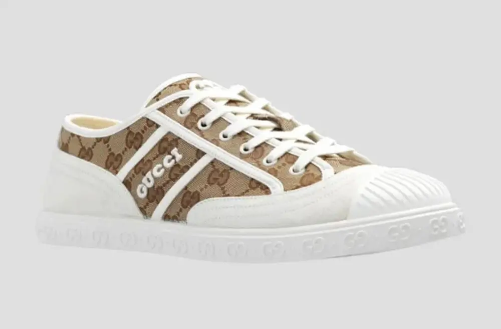 Giày Gucci GG Canvas Trainer 'Beige' 759055-FAC19-9756 - Ảnh 3