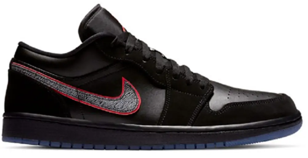 Giày Nike Air Jordan 1 Low 'Black Red Orbit' CK3022-006