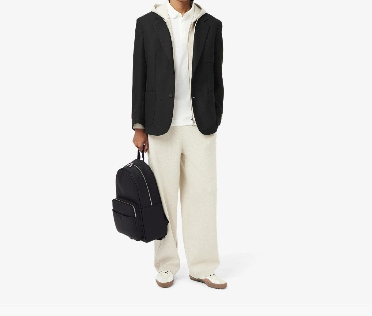 Balo Lacoste Classic Backpack ‘Black’ NH4430HC000 - Ảnh 3