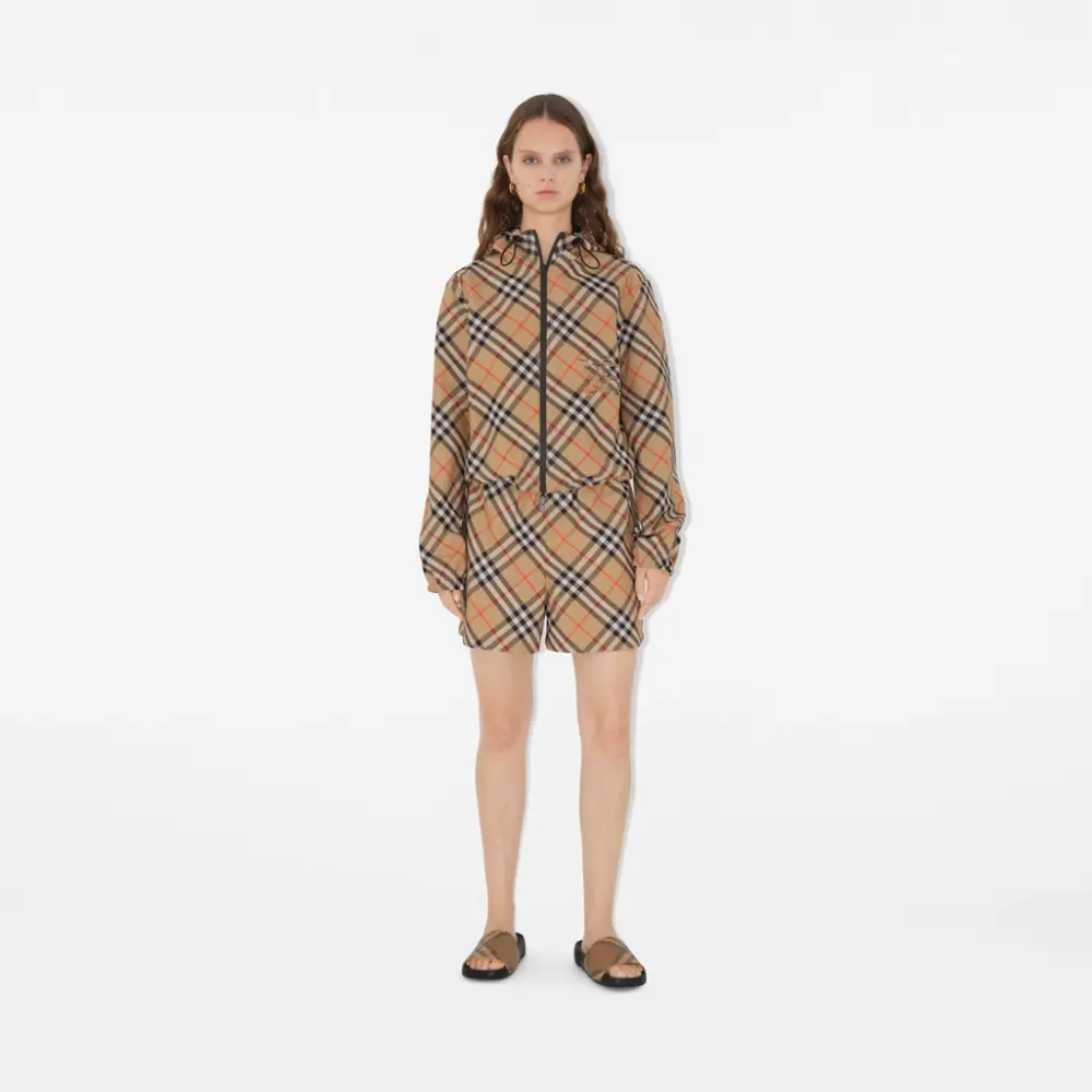 Dép Burberry Check Dive Slides 'Sand' 81021391 - Ảnh 3