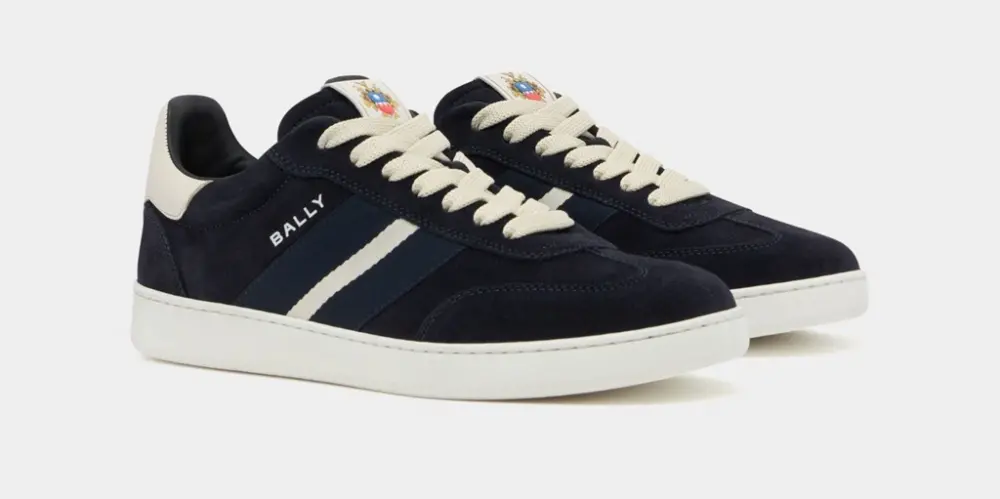 Alternative view of Giày Bally Retro Crest Sneaker 'Navy' 6312252