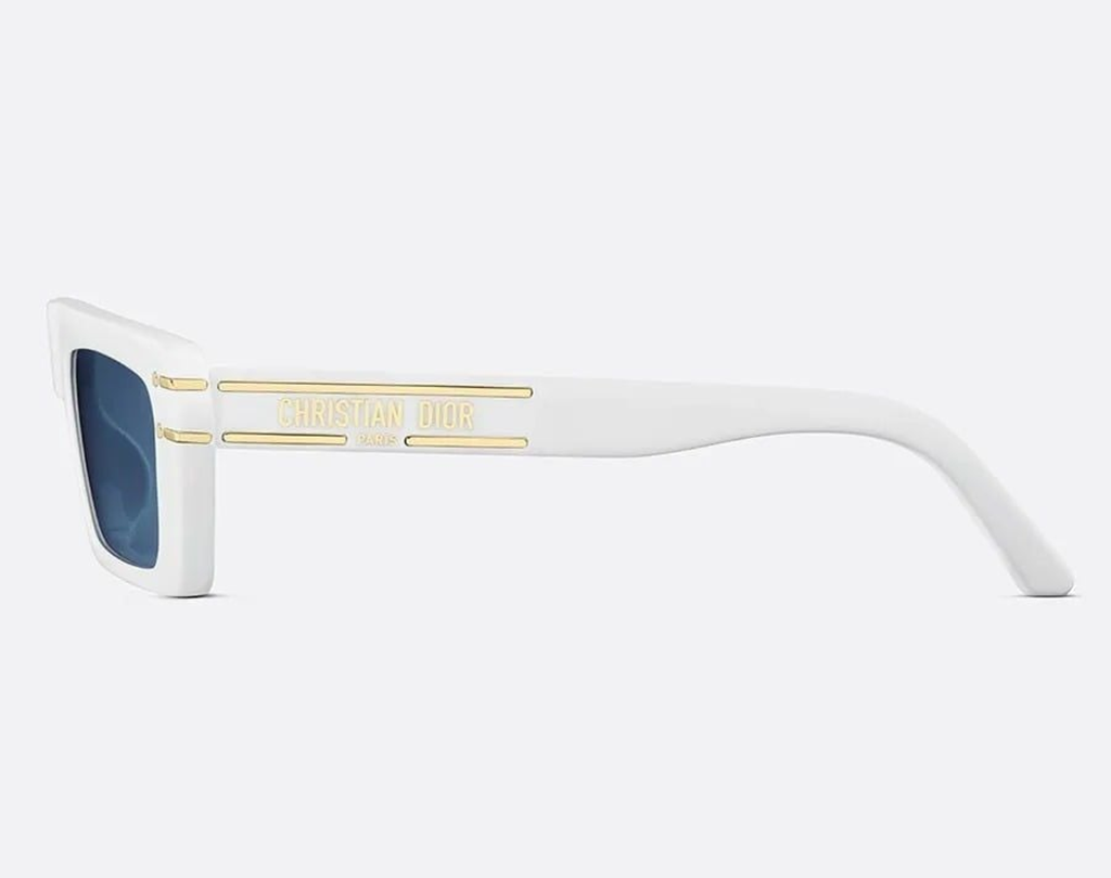 Kính Dior Rectangular Sunglasses 'White' S2U 50B0 - Ảnh 4