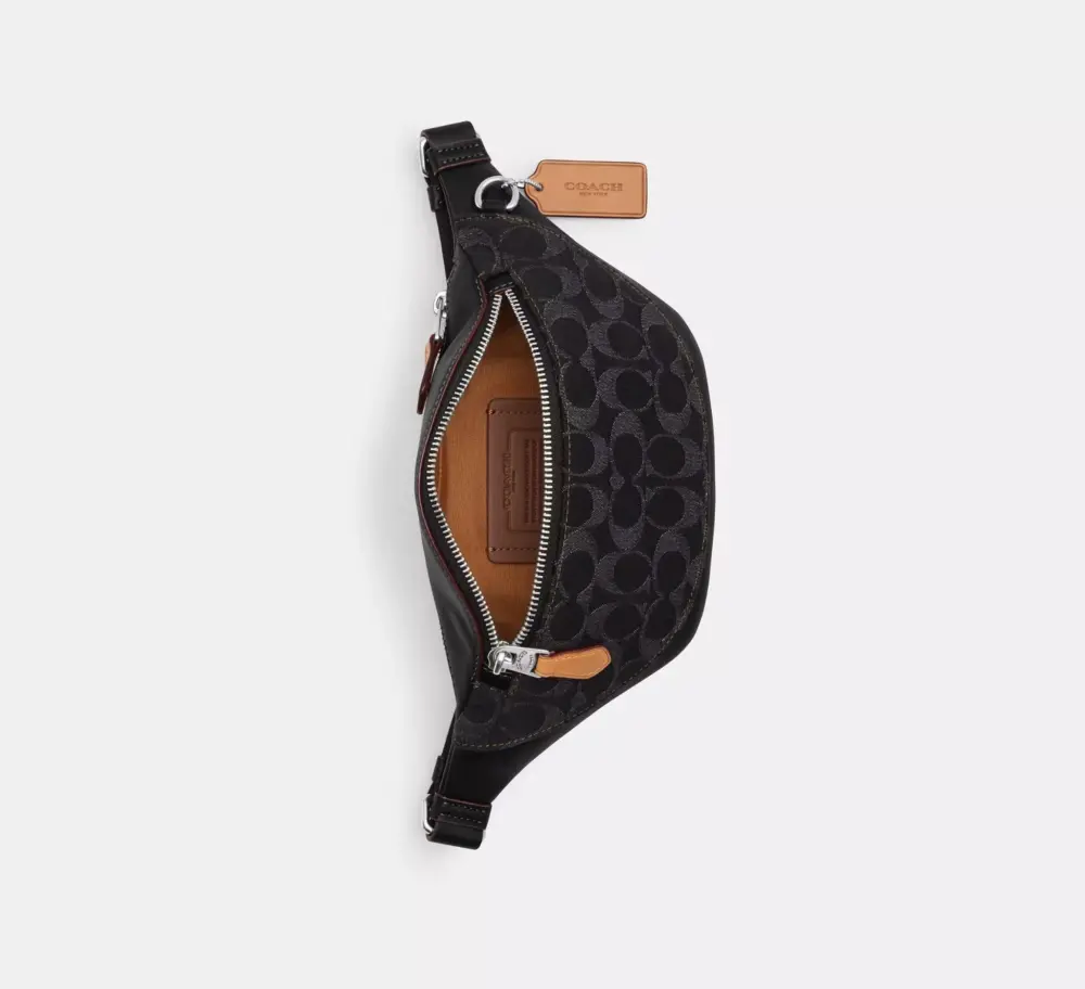 Túi Coach Warren Mini Belt Bag ‘Black’ CO918-SVBK - Ảnh 5