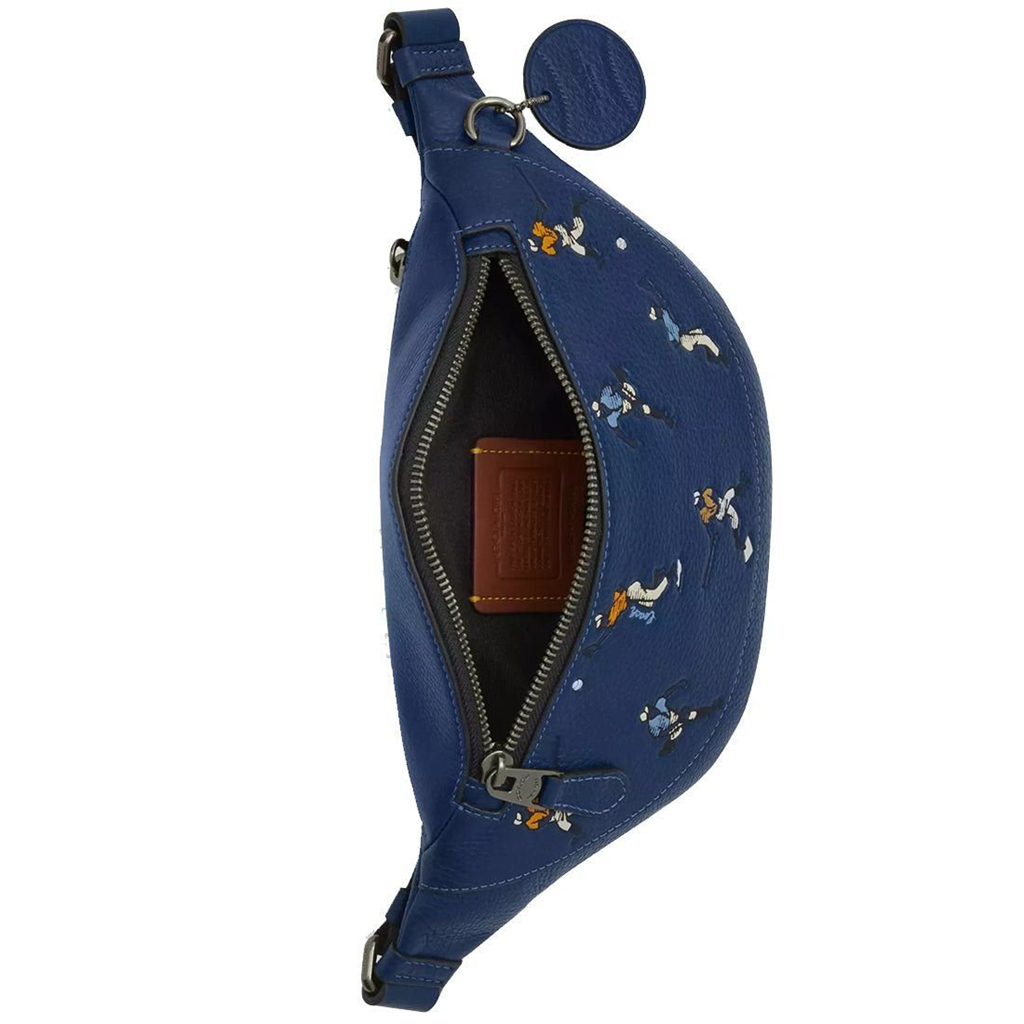 Túi Coach Warren Mini Belt Bag 'Navy' CAX43-QBRHY - Ảnh 4