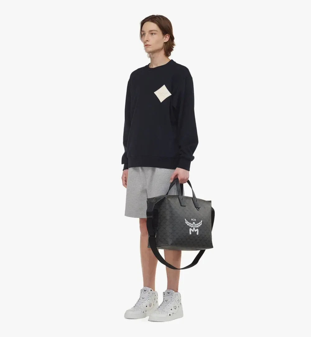Túi MCM Himmel E/W Tote 'Grey' MMTESAC01ED001 - Ảnh 5