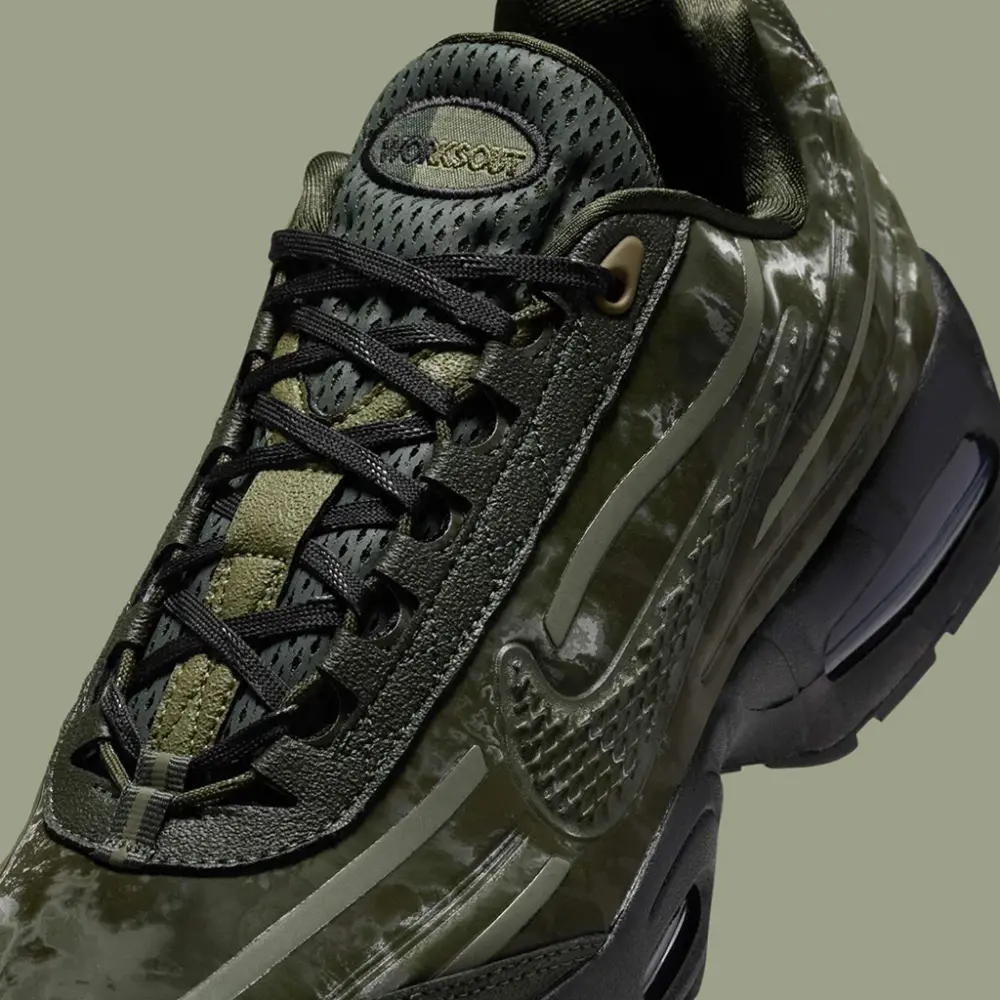 Giày Nike Air Max 95 SP ‘Olive Black’ HQ0263-300 - Ảnh 4