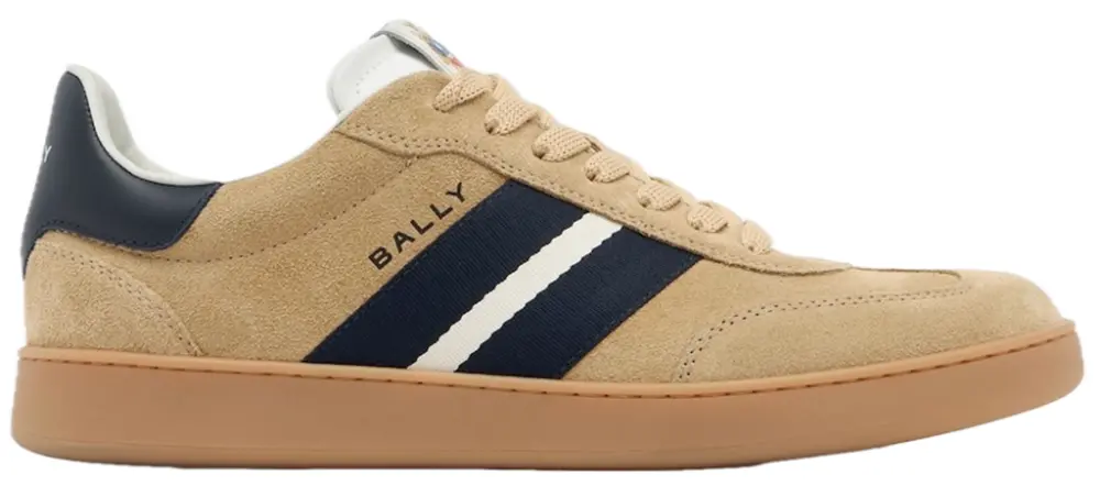 Giày Bally Retro Crest Sneaker 'Brown' 6312013