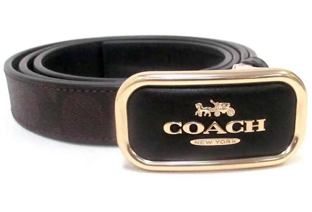 Alternative view of Thắt Lưng Coach Smooth Buckle Belt 'Brown' CR436