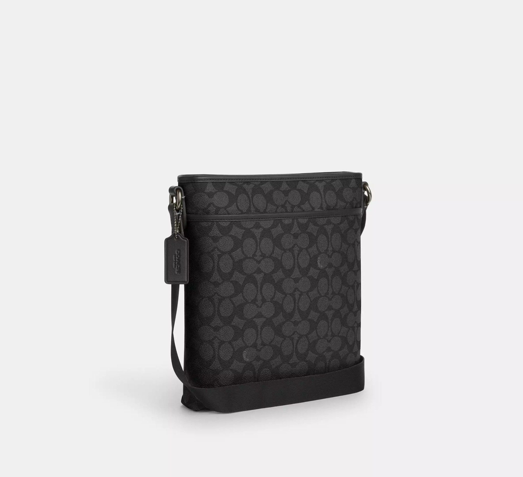 Túi Coach Slim Messenger Bag 'Black' CW227-QBMI5 - Ảnh 3