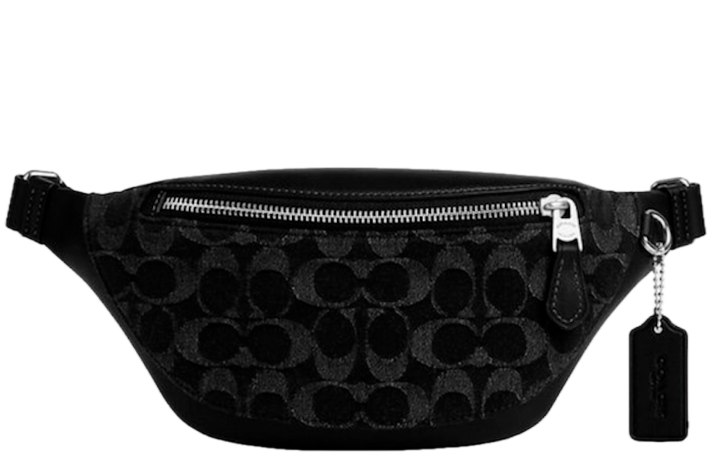 Túi Coach Warren Mini Belt Bag ‘Black’ CAJ43-SVDTV
