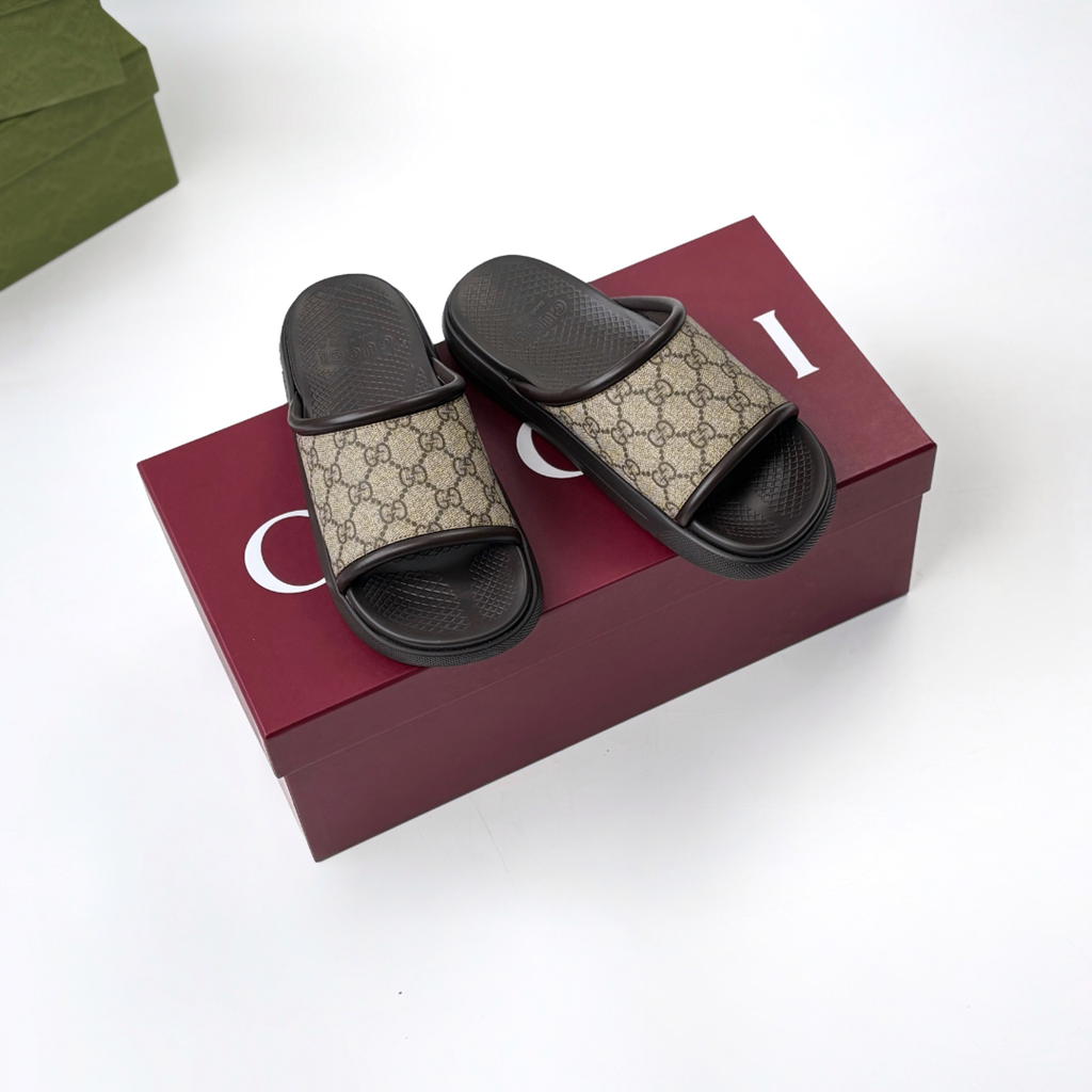 Alternative view of Dép Gucci Slide 'Brown' 816356-96GI0-9744