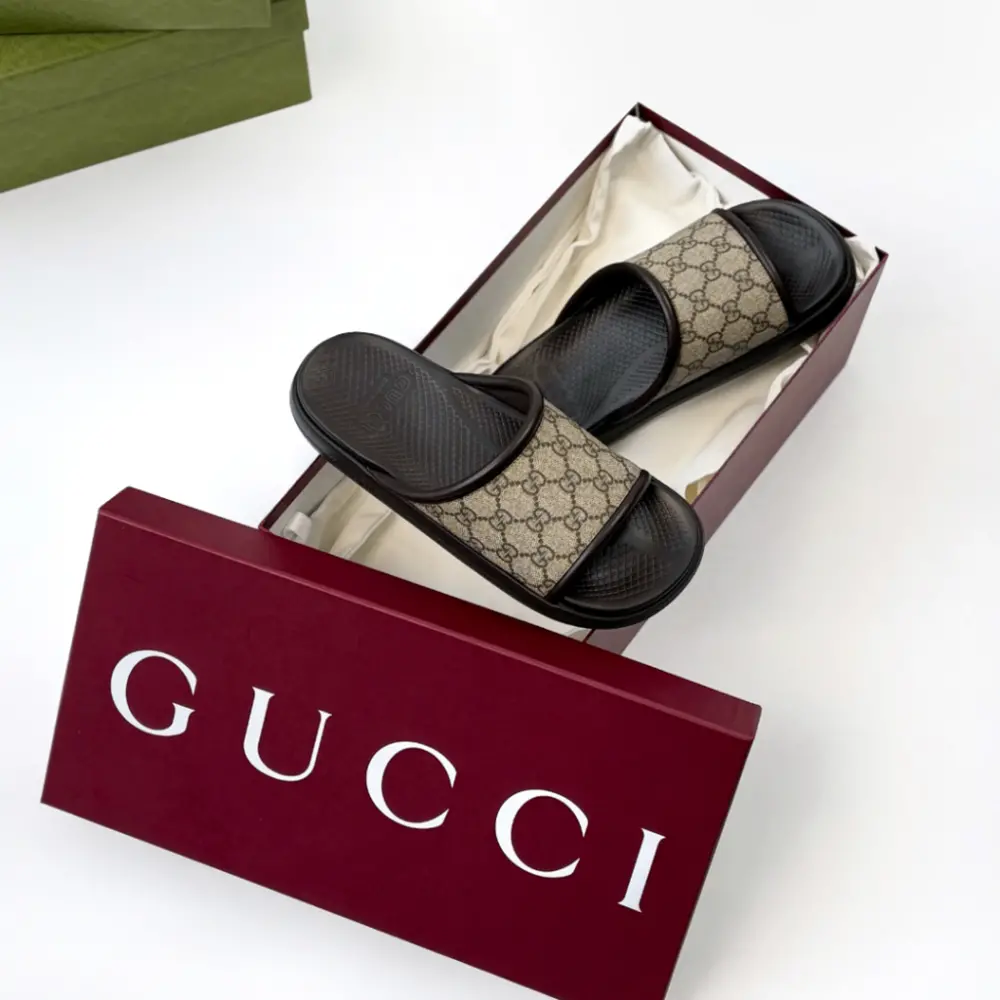 Dép Gucci Slide 'Brown' 816356-96GI0-9744 - Ảnh 3