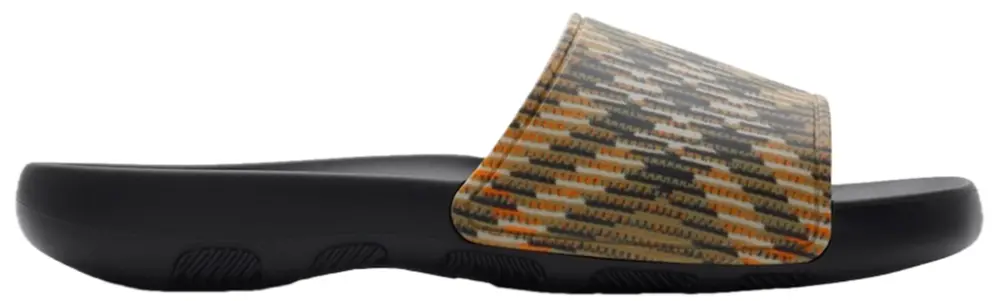 Dép Burberry Check Dive Slides 'Sand' 81021391
