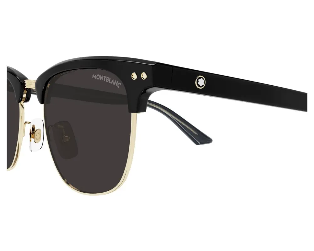 Alternative view of Kính MontBlanc Sunglasses 'Black' MB0382S-001