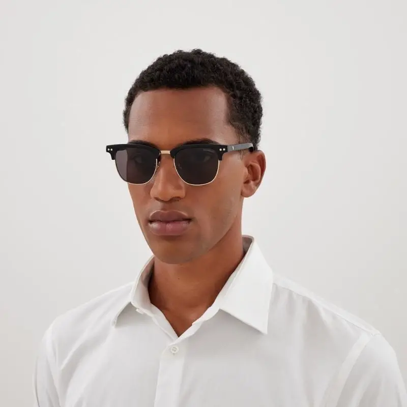 Kính MontBlanc Sunglasses 'Black' MB0382S-001 - Ảnh 3
