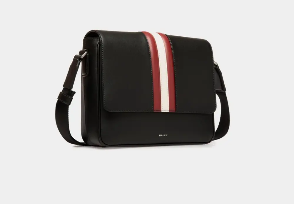 Túi Bally Mythos Crossbody Bag 'Black' 6310493 - Ảnh 4