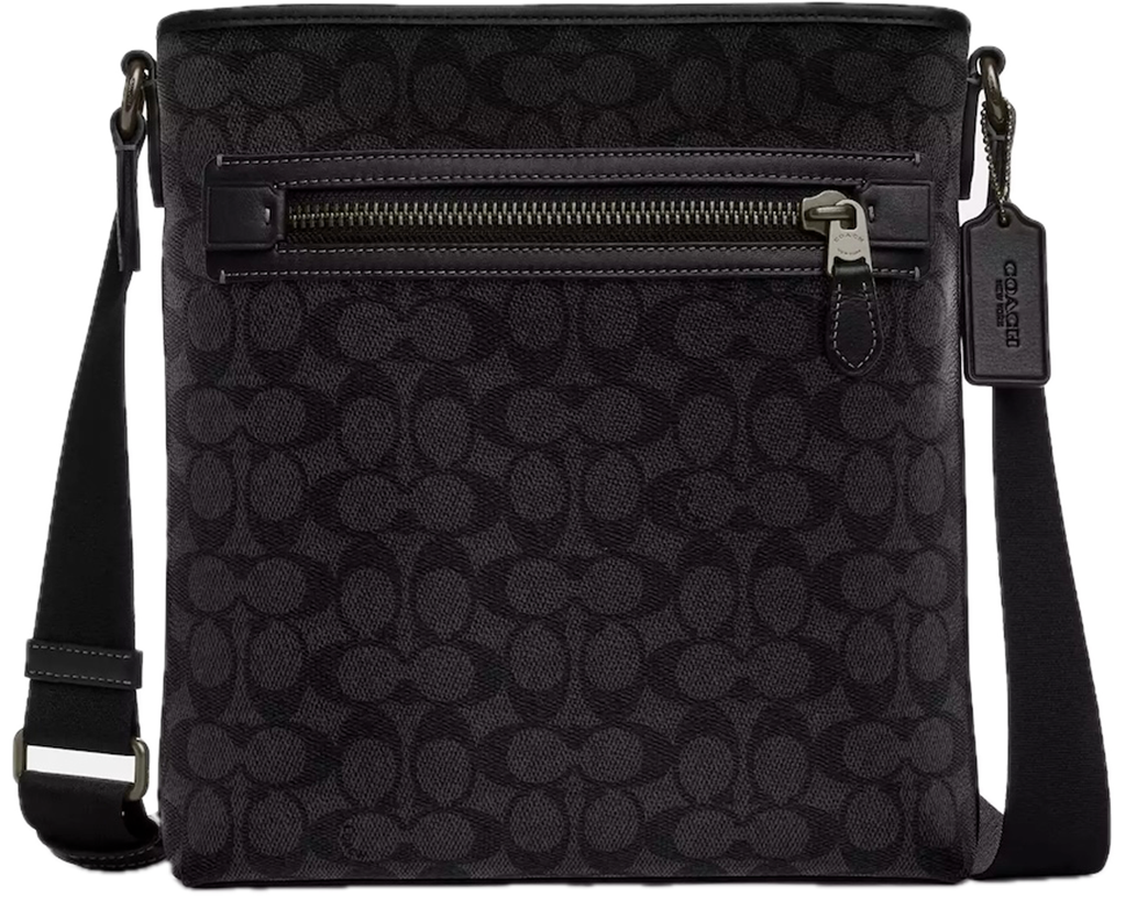 Túi Coach Slim Messenger Bag 'Black' CW227-QBMI5