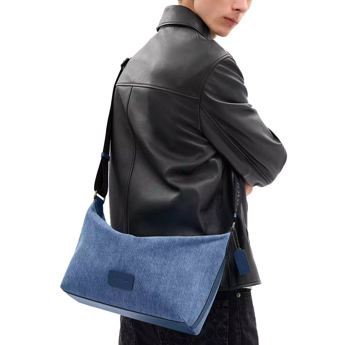 Alternative view of Túi Coach Finn Crossbody Bag ‘Blue’ CBI75-QBXR9