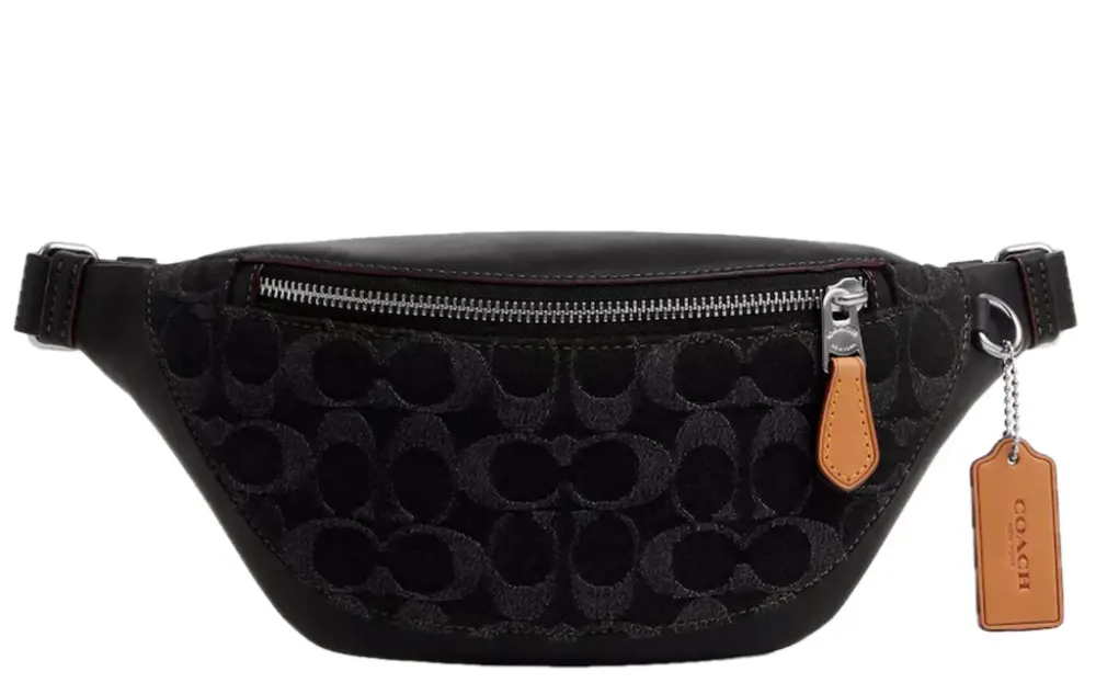 Túi Coach Warren Mini Belt Bag ‘Black’ CO918-SVBK