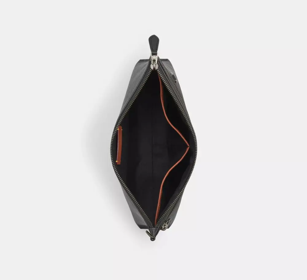 Túi Coach Carry All Pouch 'Black' CY985-QBMI5 - Ảnh 3