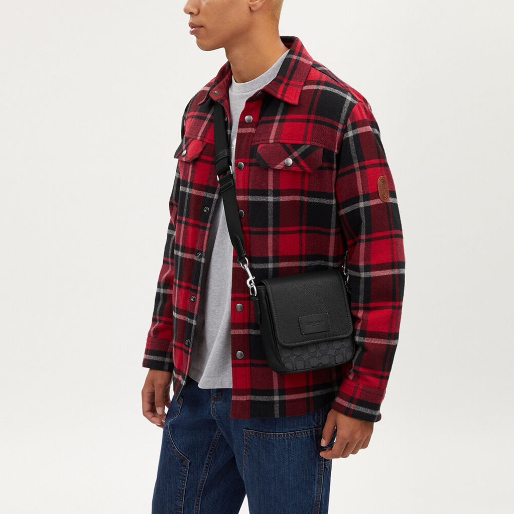 Alternative view of Túi Coach Lucas Crossbody 'Black' CO915-SVO1U