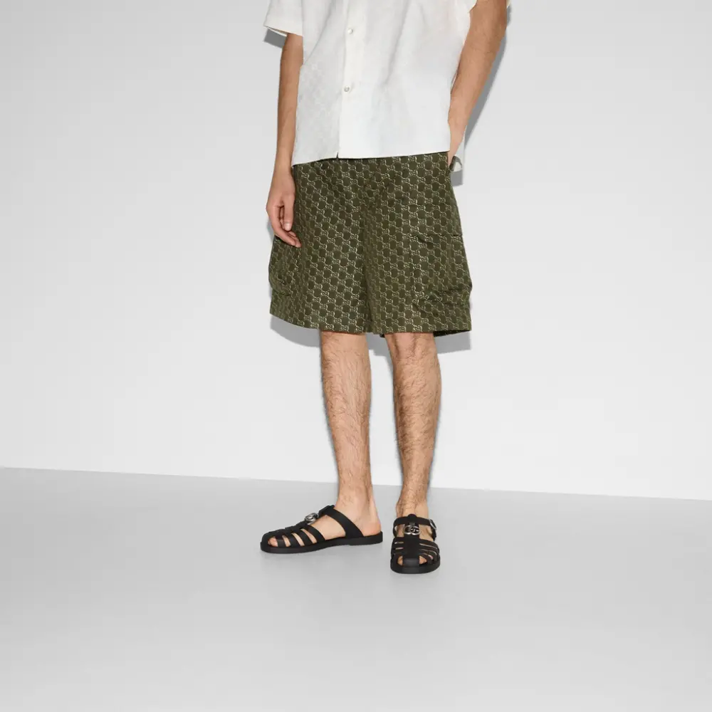 Alternative view of Dép Gucci Double G Mule 'Black' 812582-G8700-1000
