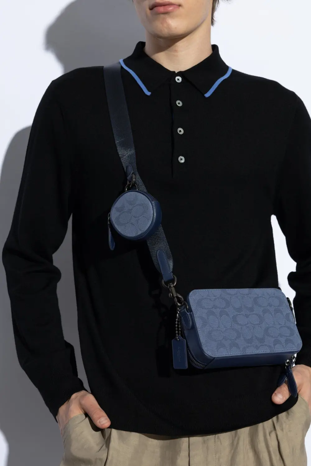 Alternative view of Túi Coach Charter Slim Crossbody Bag 'Blue' CU207-D61