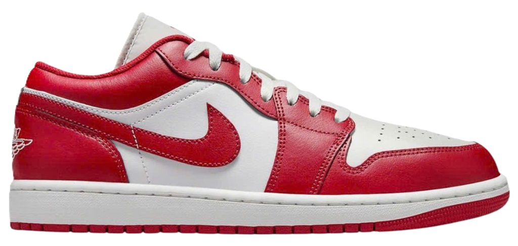 Giày Nike Air Jordan 1 Low ‘Red White’ 553558-166